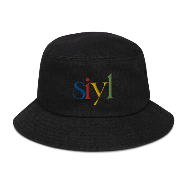 SIYL Color  Denim bucket hat