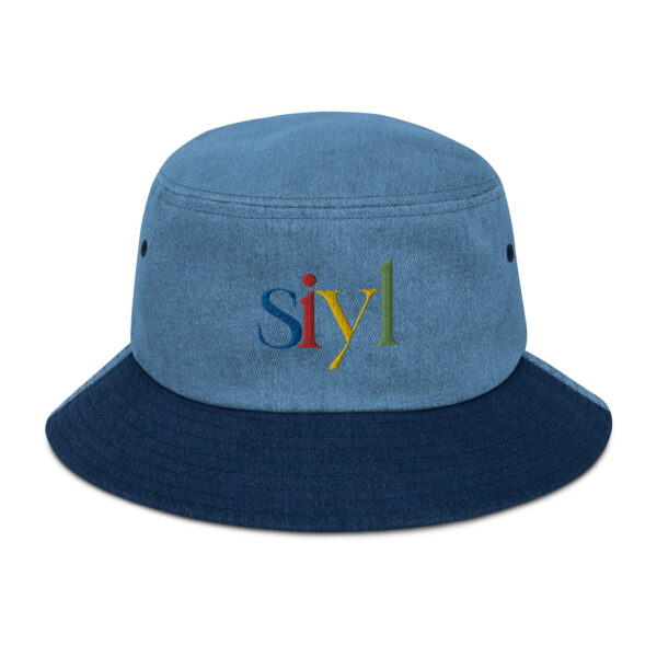 SIYL Color  Denim bucket hat - Image 3