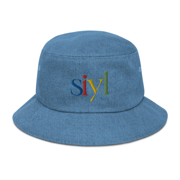 SIYL Color  Denim bucket hat - Image 4