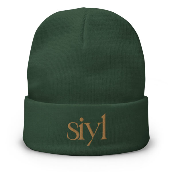 SIYL Gold Logo Beanie - Image 3