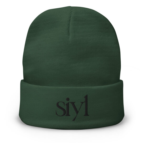 SIYL Black Logo Beanie - Image 4