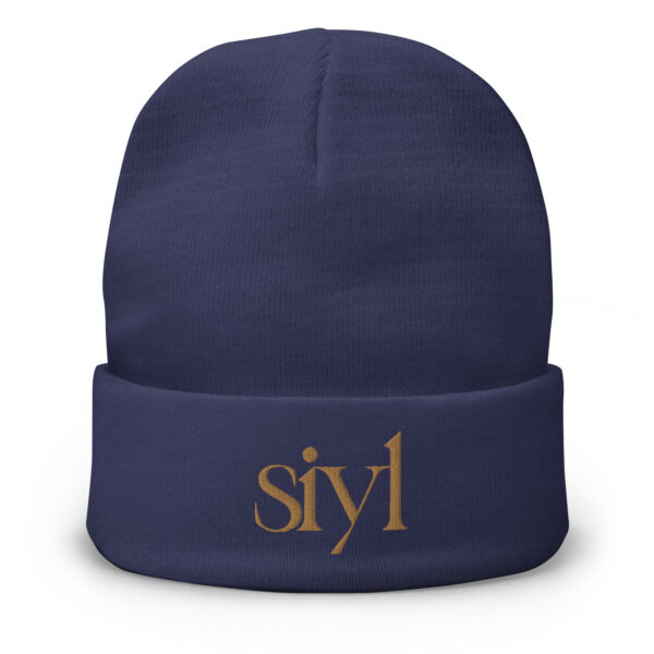 SIYL Gold Logo Beanie - Image 2