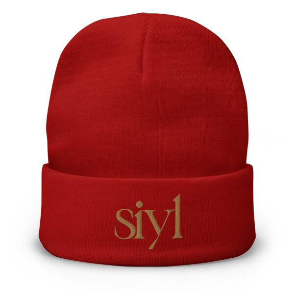 SIYL Gold Logo Beanie - Image 6