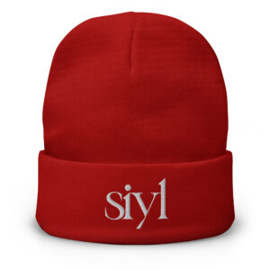 SIYL White Logo Beanie