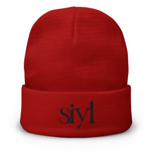 SIYL Black Logo Beanie