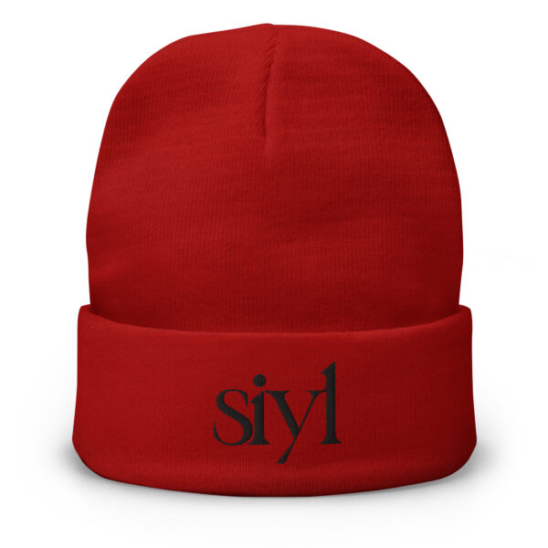 SIYL Black Logo Beanie