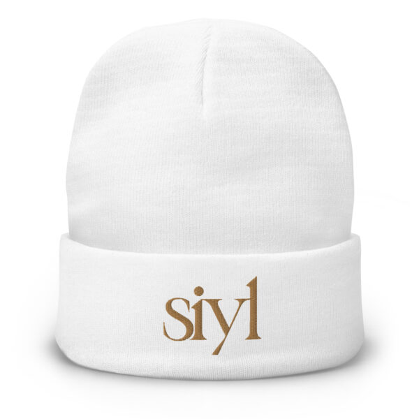 SIYL Gold Logo Beanie - Image 5
