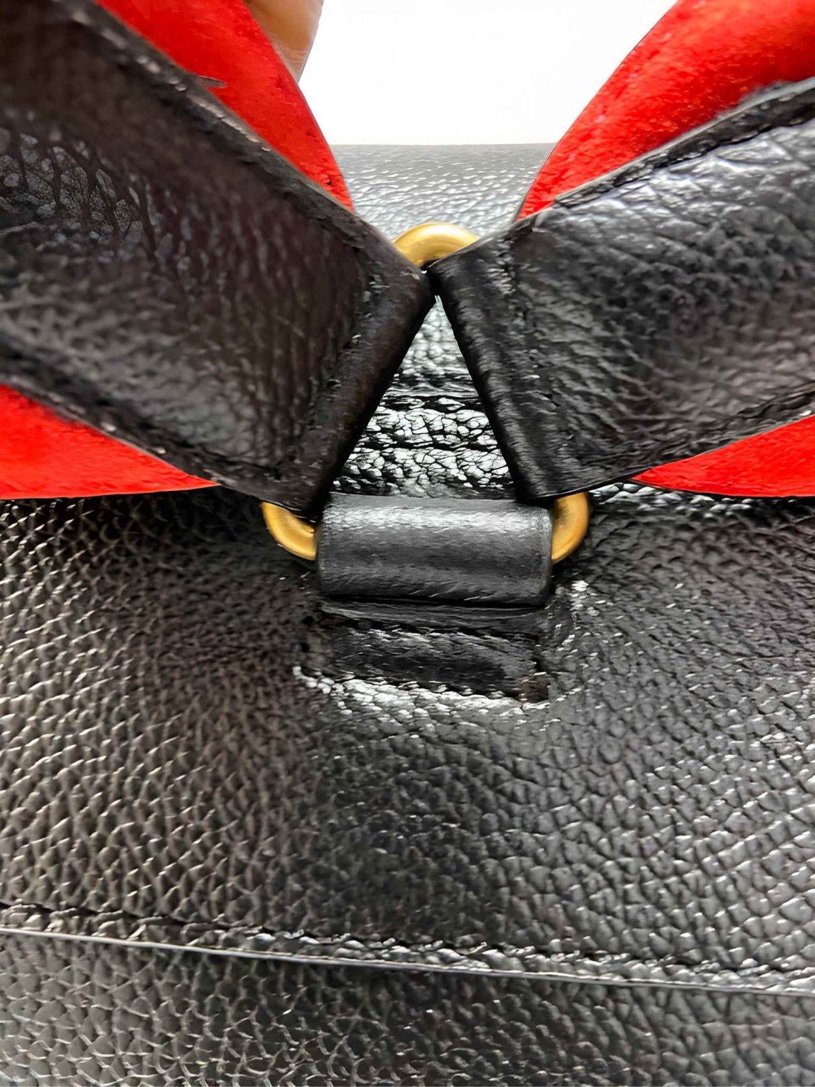 SIYL The Greatness Backpack — brass clasp hardware close-up